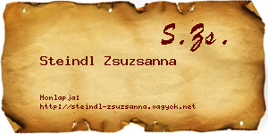 Steindl Zsuzsanna névjegykártya